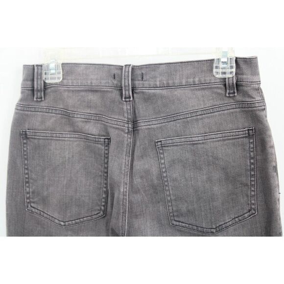 Eileen Fisher Gray Washed Organic Cotton Denim Jeans Size 2 - Picture 4 of 6